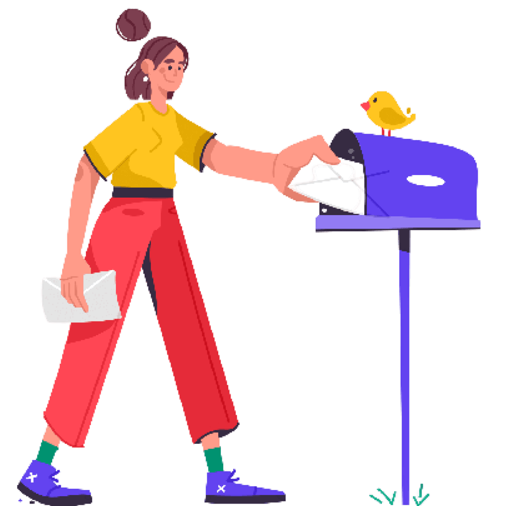 GoCustomer Platform Image person opening a mailbox