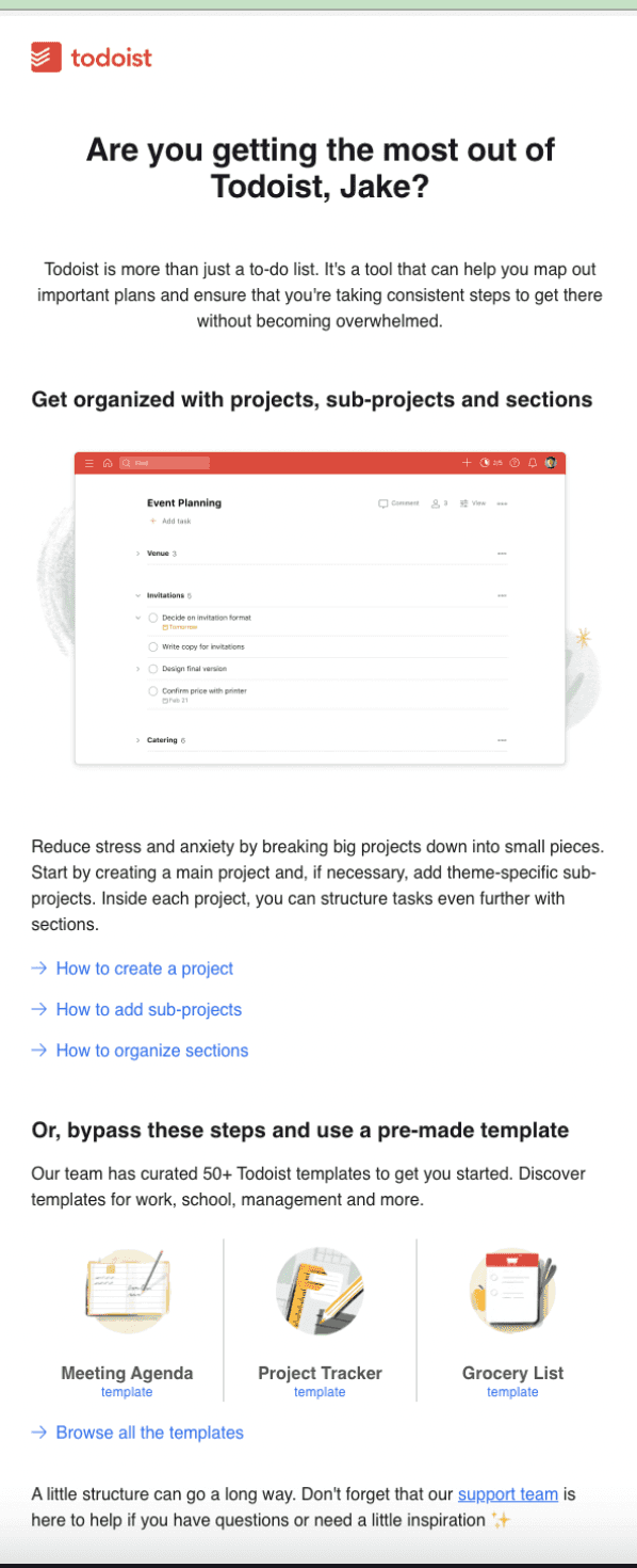 Todoist sales engagement Todoist sales engagement