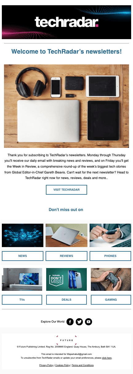 email funnels - TechRadar's email email funnels - TechRadar's email